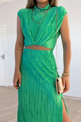 Collar Short Shirt Mid-Length Skirt Two-Piece Suit